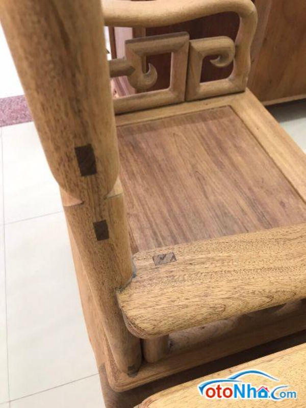 Ảnh của Bộ ghế móc gỗ gụ 6 món hàng đánh chay giá 23 triệu