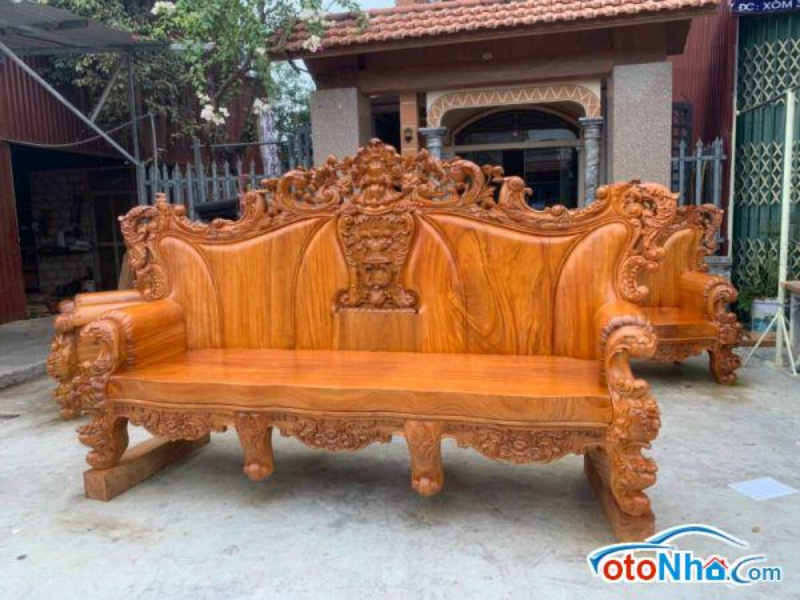 Ảnh của Bộ ghế sofa gỗ gõ 10 món giấy 420 triệu