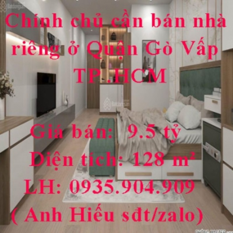 Ảnh của Chính chủ cần bán nhà riêng ở Quận Gò Vấp, TP HCM