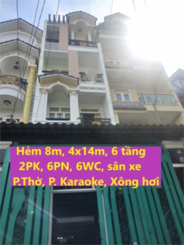Ảnh của Nhà siêu đẹp Phạm Văn Chiêu, Phường 8, Gò Vấp – Hẻm 8m, 56m2, 6 tầng, Giá rẻ.